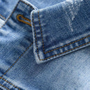 Classic Style Men's Vintage Blue Light Weight Denim Jacket - AM APPAREL
