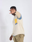 Men's Knitted Patchwork Long Sleeves Pullover - AM APPAREL