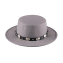 Unisex Vintage Wide Brim Fedora Hat - AM APPAREL