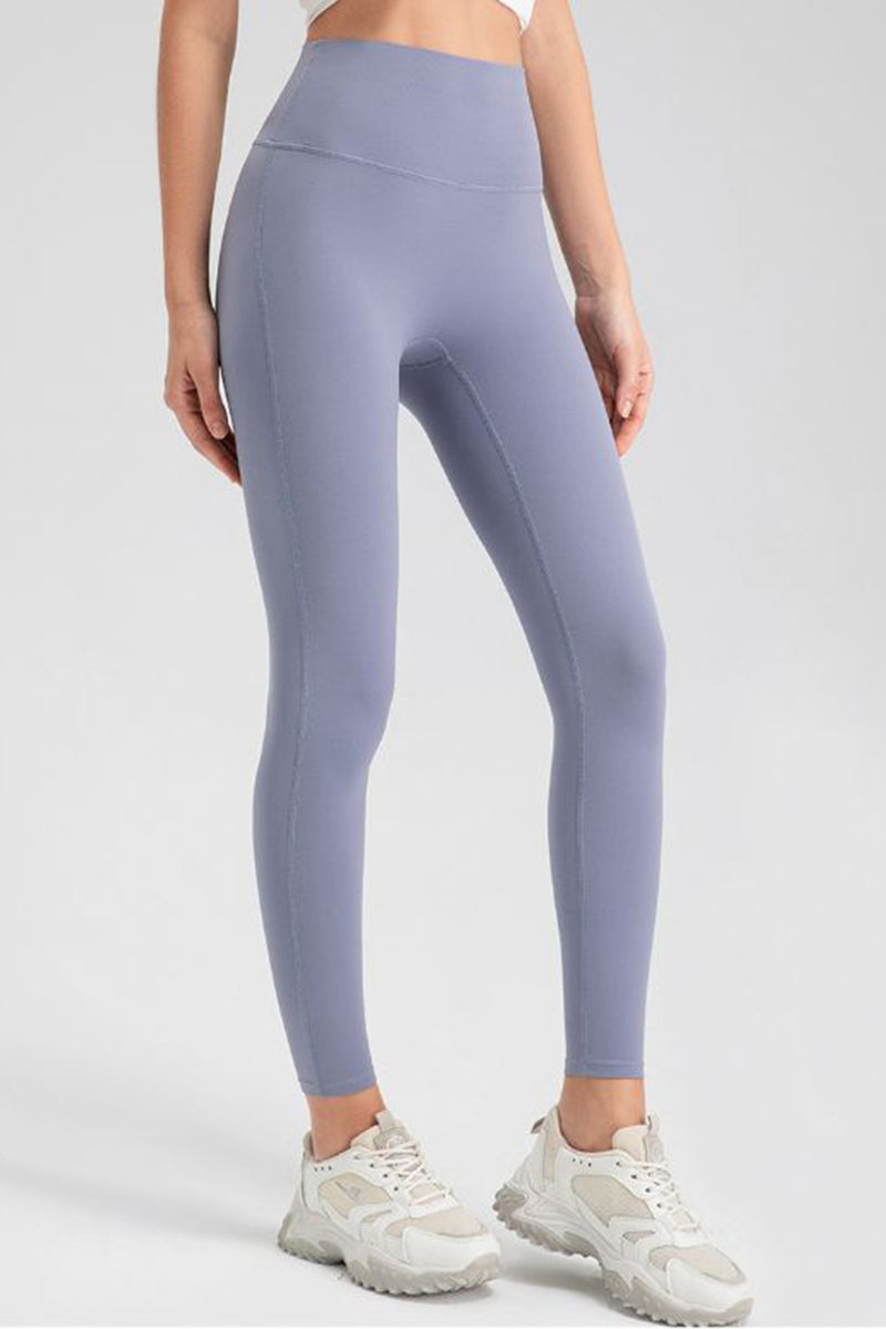 Pantalones activos ajustados de cintura alta