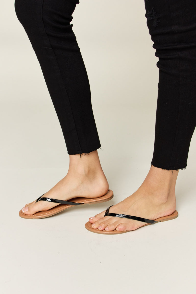 Sandalias con punta abierta de cuero PU WILD DIVA