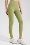 Pantalones activos ajustados de cintura alta