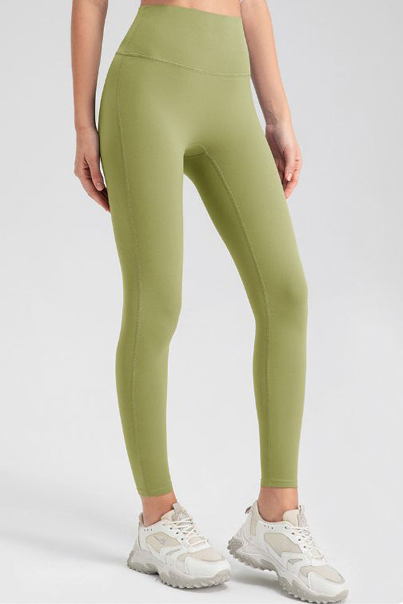Pantalones activos ajustados de cintura alta