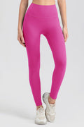 Pantalones activos ajustados de cintura alta