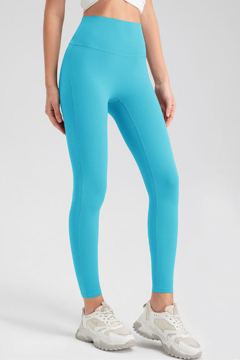 Pantalones activos ajustados de cintura alta