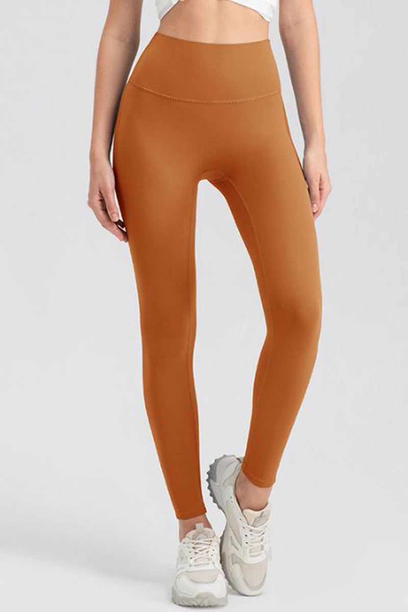 Pantalones activos ajustados de cintura alta