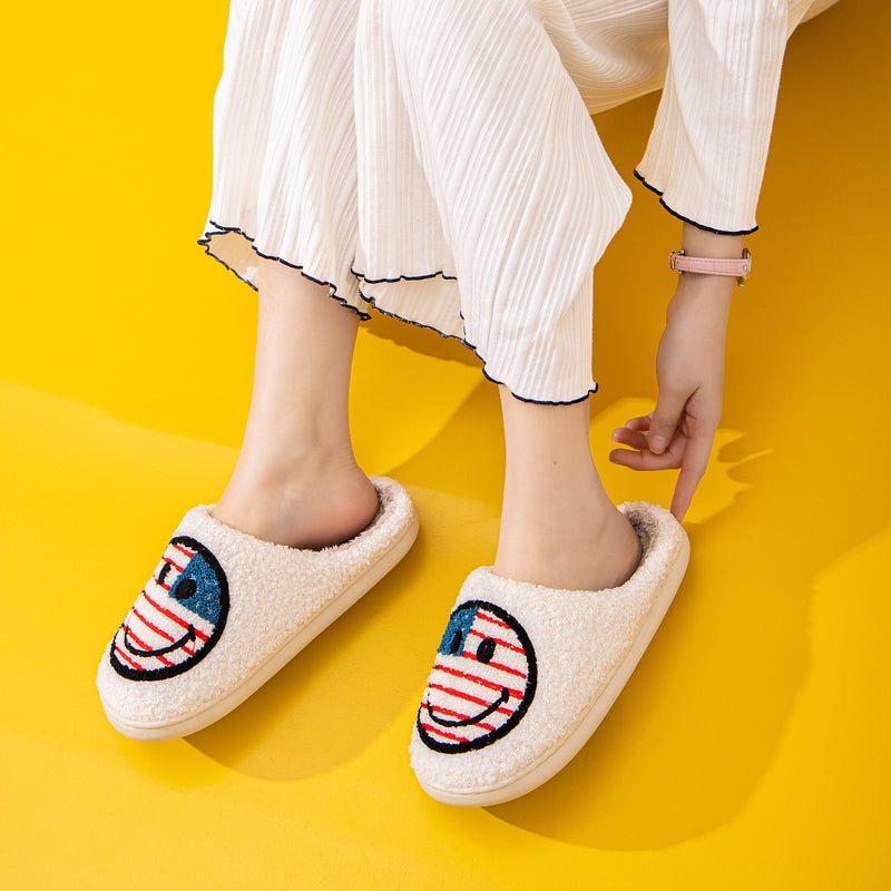 Pantuflas con cara sonriente Melody