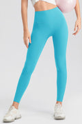 Pantalones activos ajustados de cintura alta