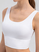 Camiseta deportiva sin mangas con cuello redondo y tirantes anchos