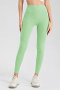 Pantalones activos ajustados de cintura alta