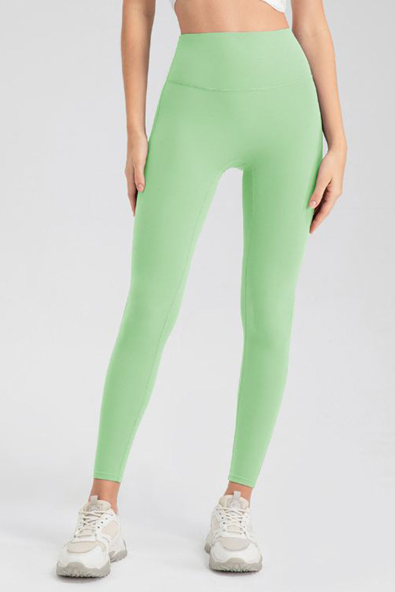 Pantalones activos ajustados de cintura alta