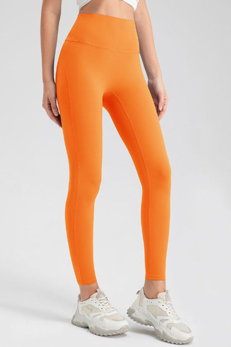 Pantalones activos ajustados de cintura alta