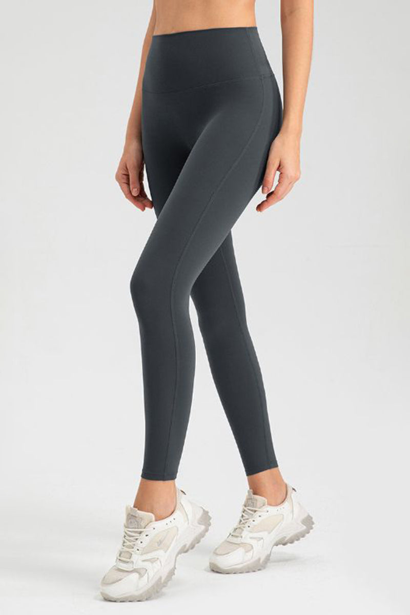 Pantalones activos ajustados de cintura alta