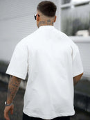 CALIFORNIA Camiseta de algodón con estampado de letras para hombre 