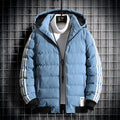 Parkas para hombre Abrigo de invierno con capucha y corte entallado 
