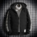 Parkas para hombre Abrigo de invierno con capucha y corte entallado 