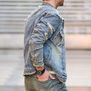 Men's Autumn Streetwear Slim Fit Denim Jacket