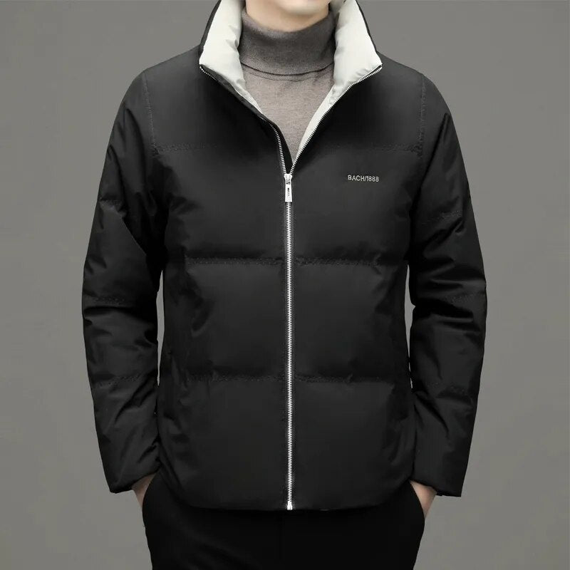 Men's Winter High-Quality Formal Parkas Coat