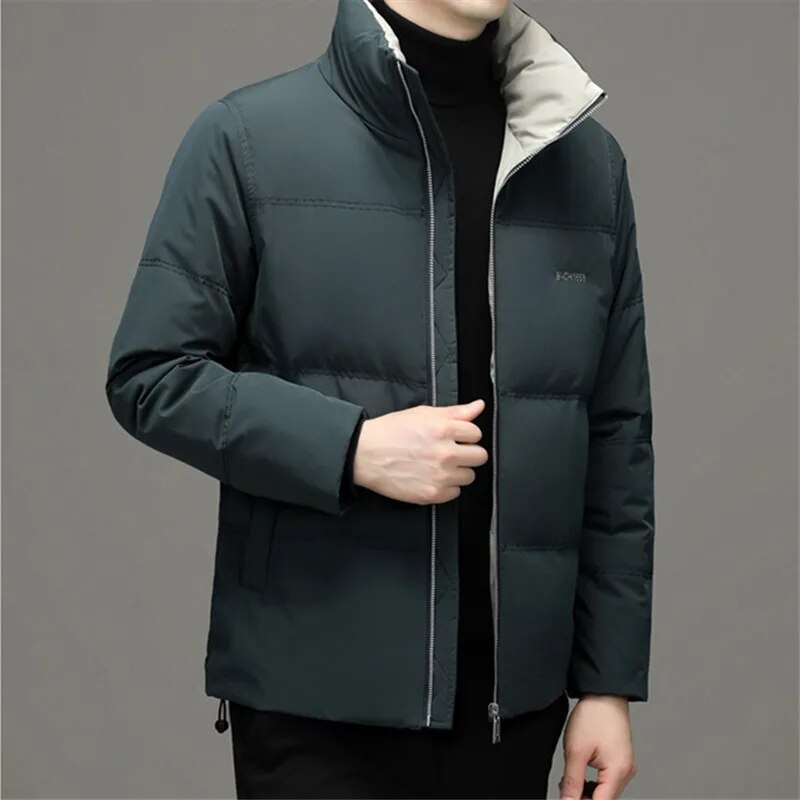 Men's Winter High-Quality Formal Parkas Coat