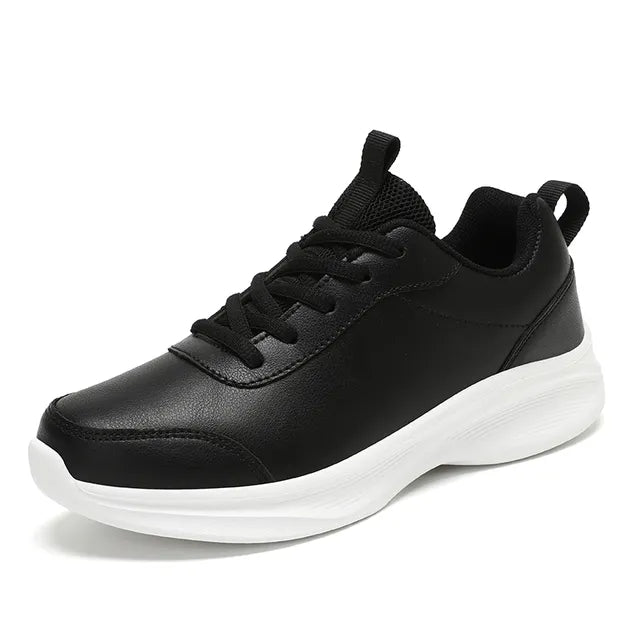 EXUDE Men's Casual PU Faux Leather Sneakers