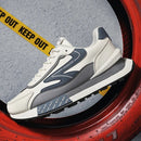 PARZ Zapatillas deportivas con plataforma acolchada para hombre