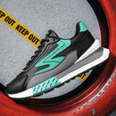 PARZ Zapatillas deportivas con plataforma acolchada para hombre