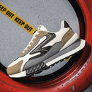 PARZ Zapatillas deportivas con plataforma acolchada para hombre