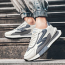 PARZ Zapatillas deportivas con plataforma acolchada para hombre