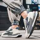 PARZ Zapatillas deportivas con plataforma acolchada para hombre