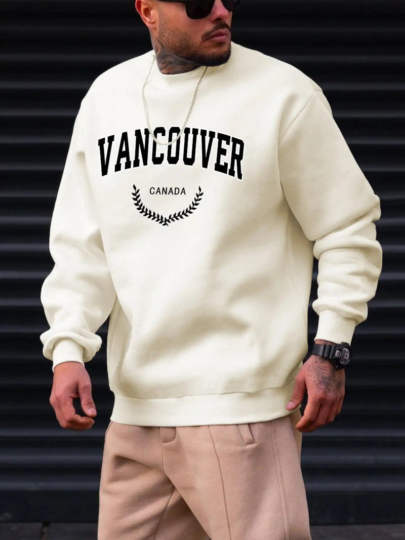VANCOUVER Men's Fall Streetwear Sweatshirt