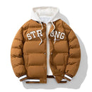STRONG Chaqueta Parkers con capucha para hombre 