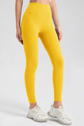 Pantalones activos ajustados de cintura alta