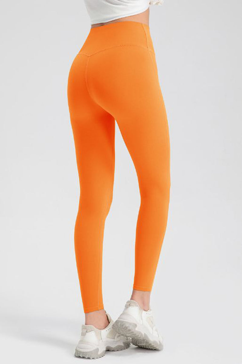 Pantalones activos ajustados de cintura alta
