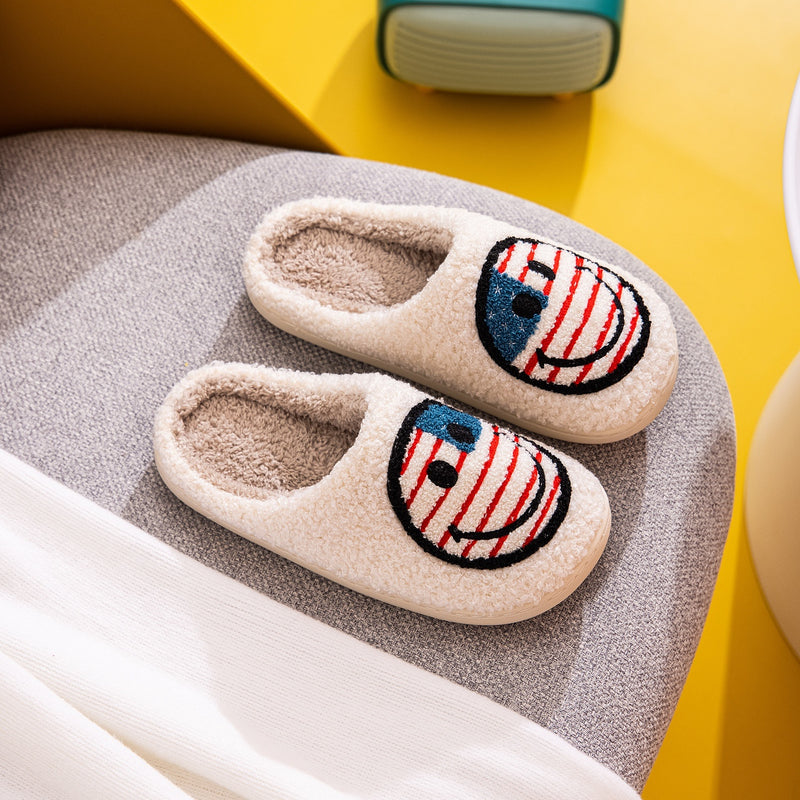 Pantuflas con cara sonriente Melody