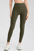 Pantalones activos ajustados de cintura alta