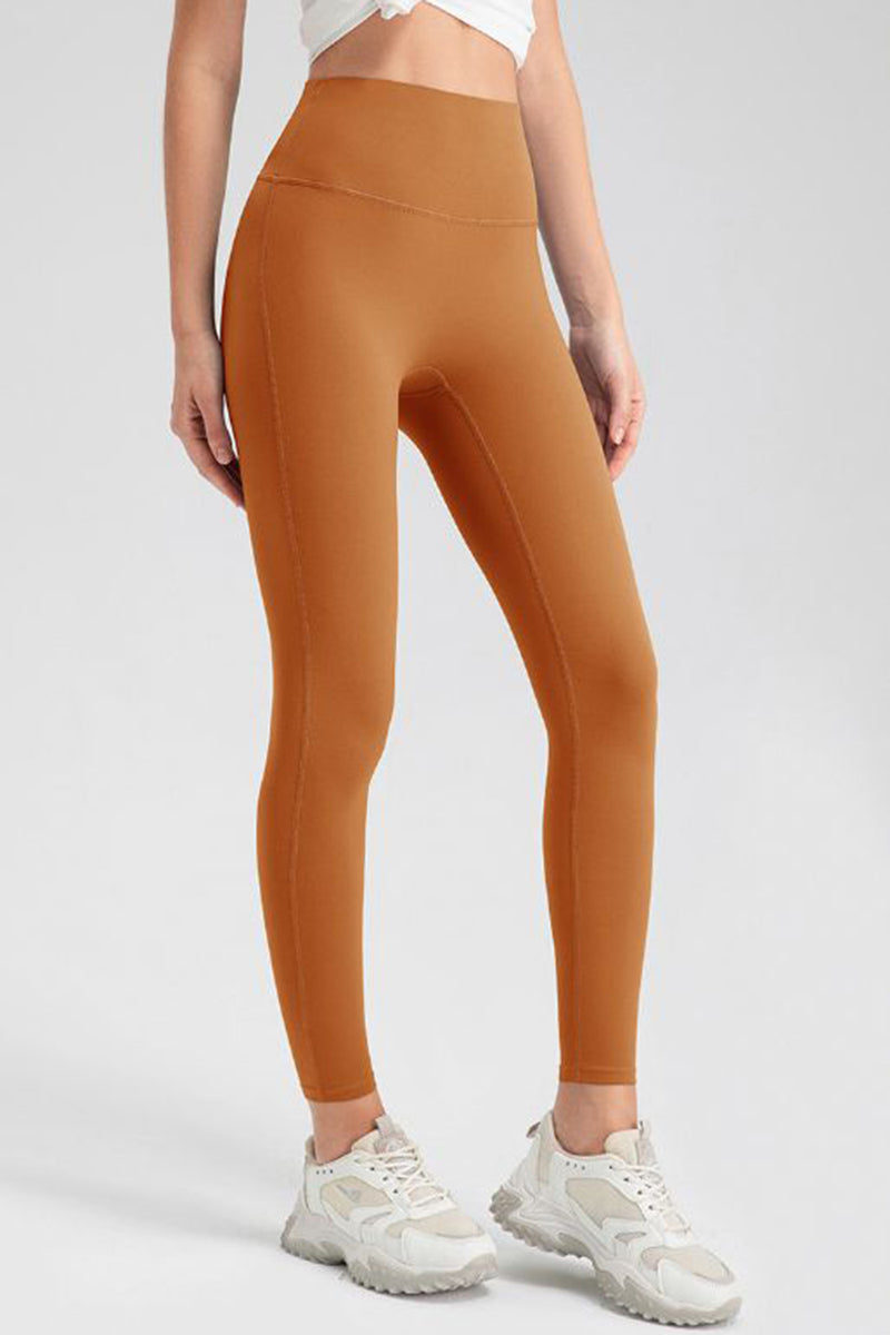Pantalones activos ajustados de cintura alta
