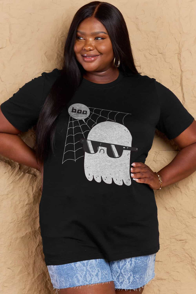 Simply Love Full Size BOO Graphic Cotton Tee