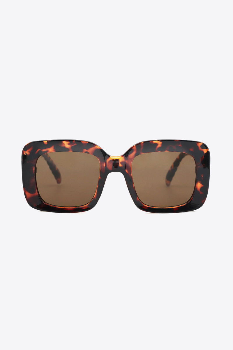 Lunettes de soleil carrées en polycarbonate UV400