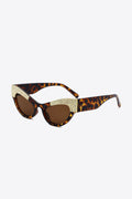 Lunettes de soleil yeux de chat UV400 avec bordure en strass