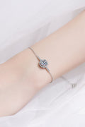 Pulsera de cadena de moissanita de 1 quilate
