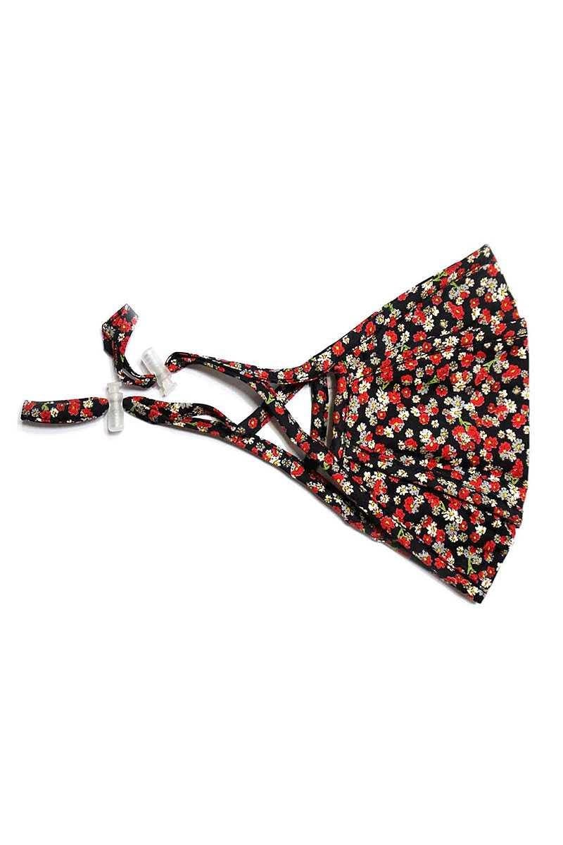 3d Stereoscopic Multi Floral Cotton Mask Made - AM APPAREL