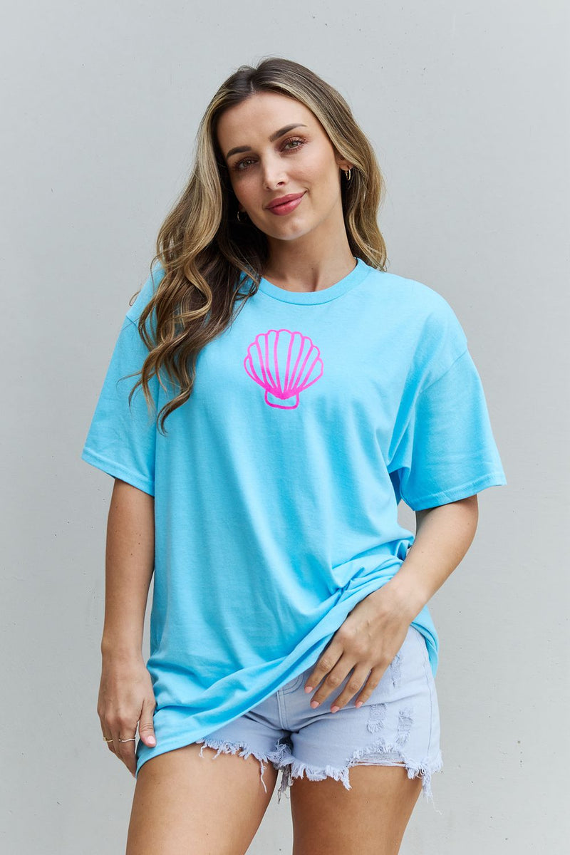 Sweet Claire "More Beach Days" Oversized Graphic T-Shirt