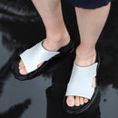 Sandalias casuales de cuero de imitación de verano para hombres