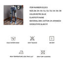 Jeans tendance en détresse pour hommes avec poche camouflage