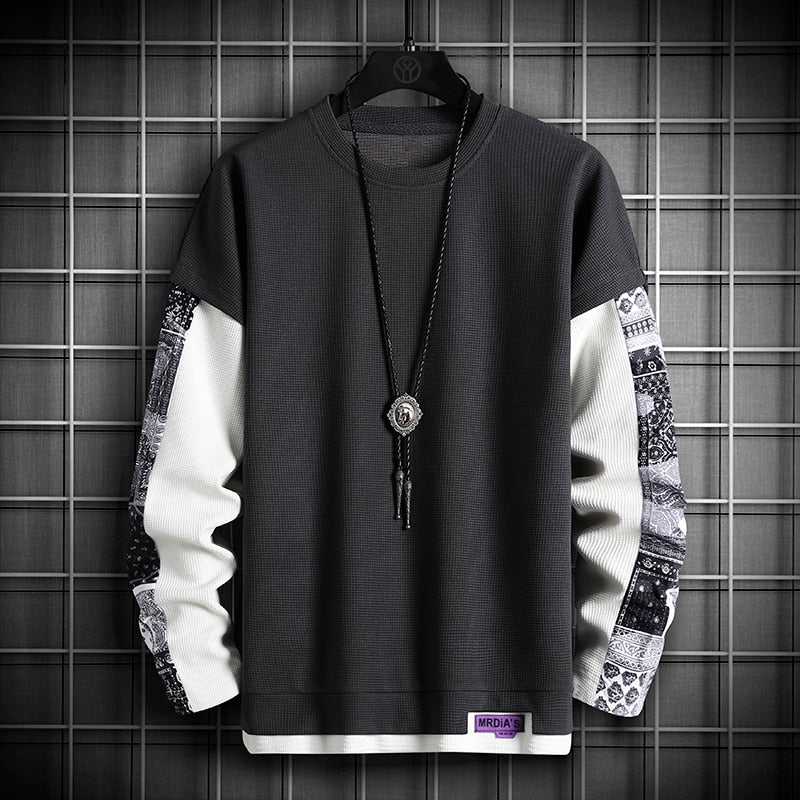 Sudadera ligera Harajuku Streetwear para hombre