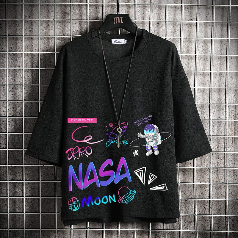 Camiseta gráfica de verano para hombre de la NASA