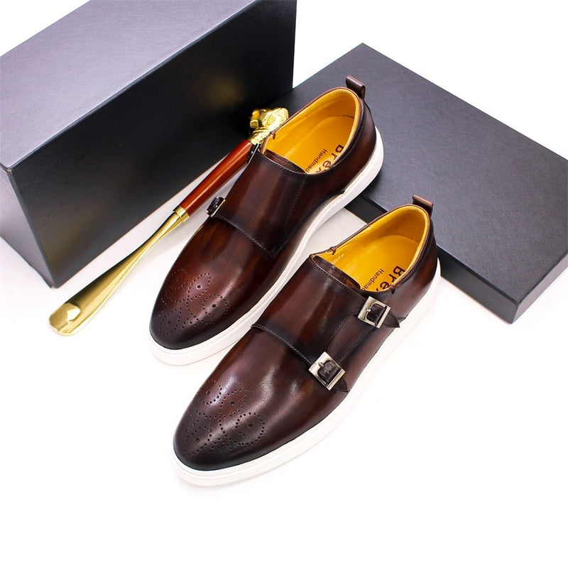 Men's Genuine Leather Classic Flat Shoes