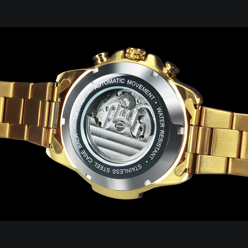 FORSINING Reloj mecánico de lujo Tourbillon para hombre