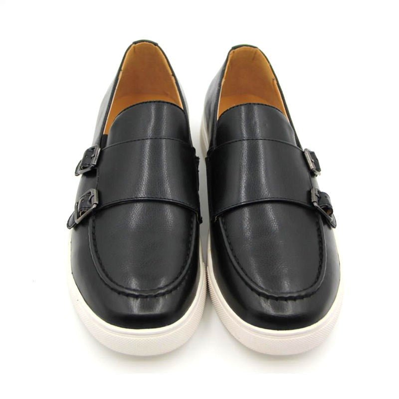 Mocassins d'affaires pointus en cuir pour hommes