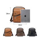 WEIXER Bolso bandolera de piel sintética para hombre